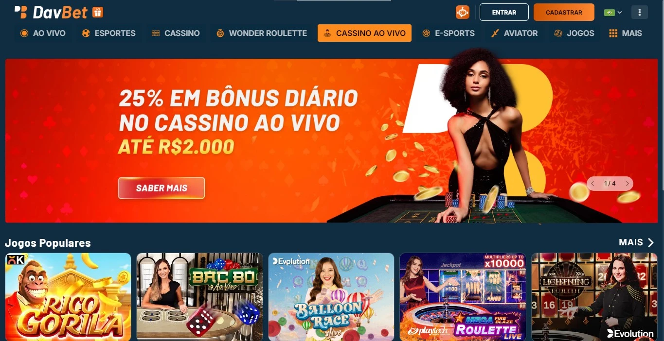 Jogos do DavBet Casino